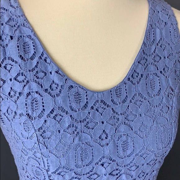 Periwinkle peplum top - Picture 6 of 8